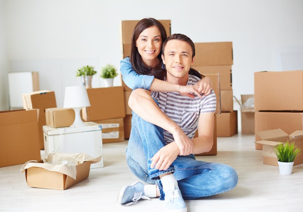 Image showing new couple as first home buyers by Scaleapp